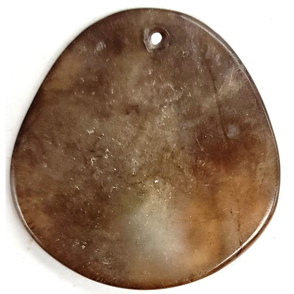 FLAT TRANGLE 30X40MM HSIU JADE BROWN